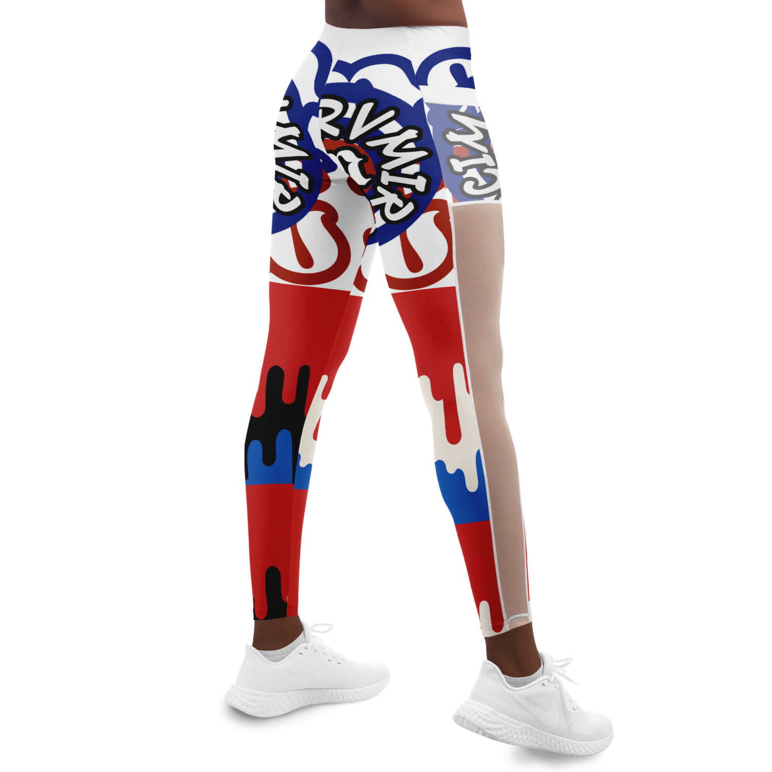 Mesh Pocket Legging - AOP