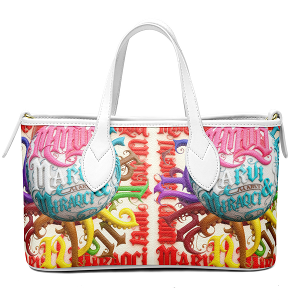 Leather Tote Bag - AOP