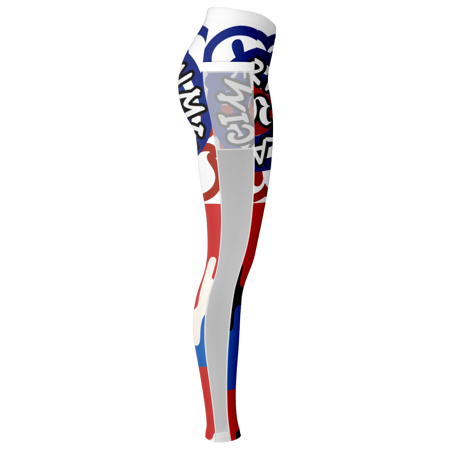 Mesh Pocket Legging - AOP