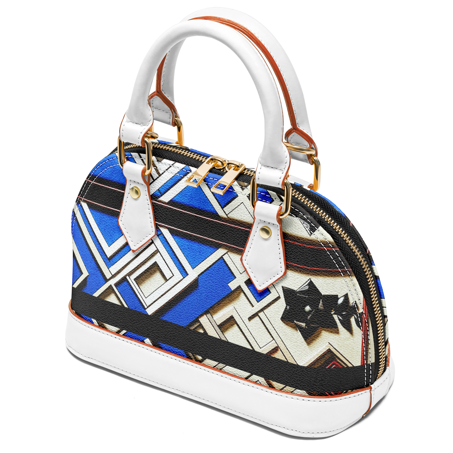 Dome Satchel Handbag - AOP