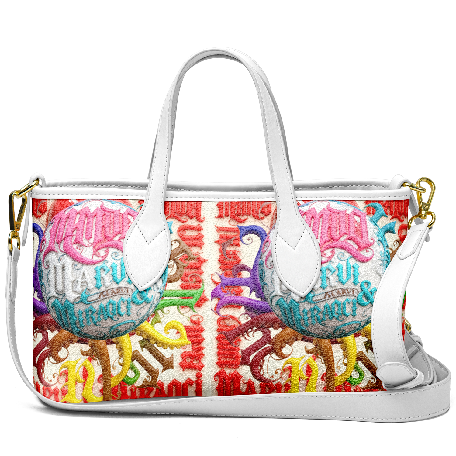 Leather Tote Bag - AOP